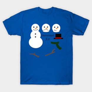 Merry Christmas Snowman Kit T-Shirt